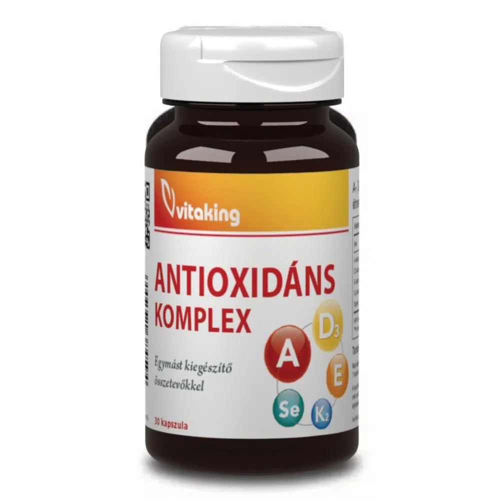 Vitaking Antioxidáns Komplex kapszula - 30db 1 Vitaking Antioxidáns Komplex kapszula - 30db