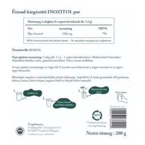 Vitaking Myo-Inozitol tasakos por - 200g - Image 2