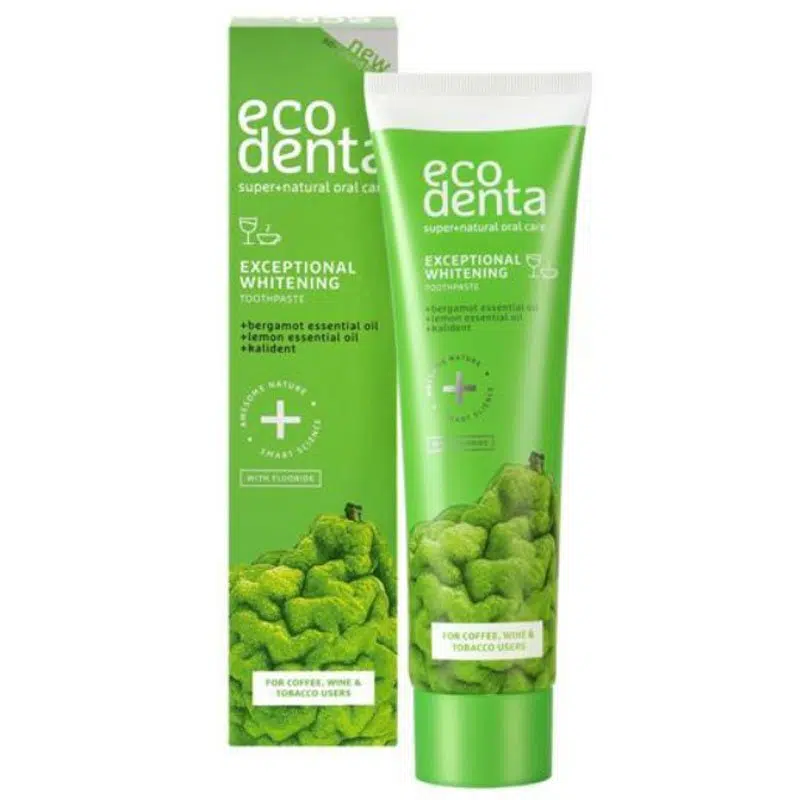 Ecodenta Fehérítő fogkrém Bergamot és Citromolajjal - 100ml 1 Ecodenta Fehérítő fogkrém Bergamot és Citromolajjal - 100ml