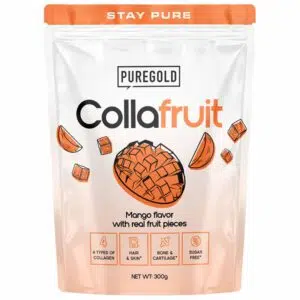 Pure Gold Collafruit Marha és Hal kollagén italpor gyümölcsdarabokkal - Mangó - 300g