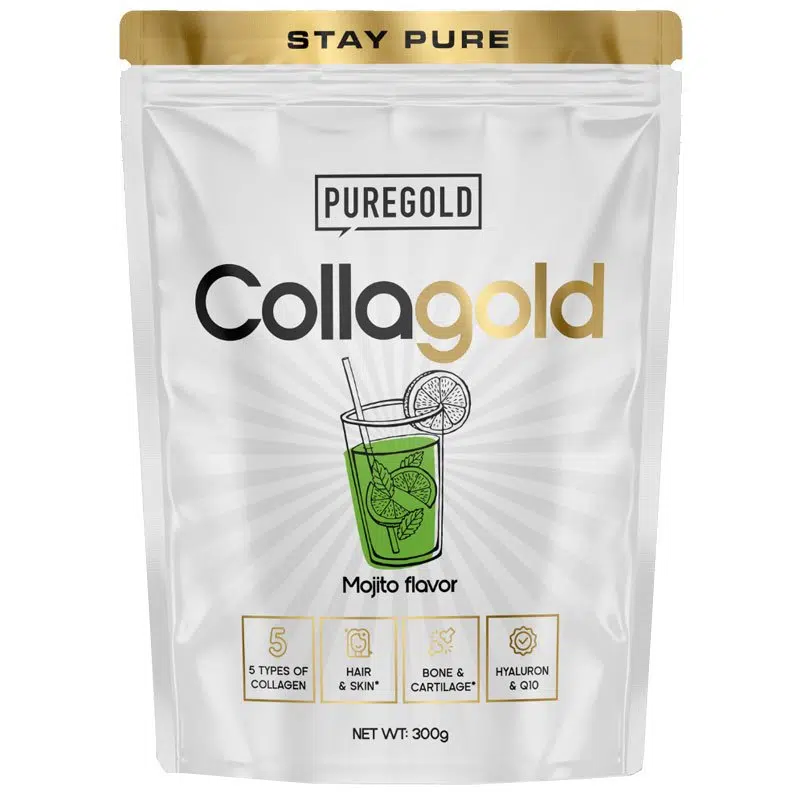 Pure Gold CollaGold Komplex Marha és Hal kollagén italpor Mojito - 300g 1 Pure Gold CollaGold Komplex Marha és Hal kollagén italpor Mojito - 300g