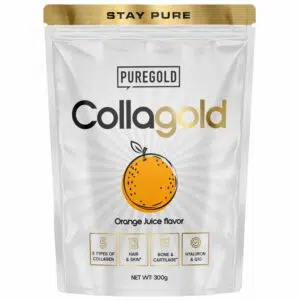 Pure Gold CollaGold Komplex Marha és Hal kollagén italpor Orange Juice - 300g