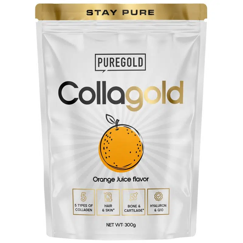 Pure Gold CollaGold Komplex Marha és Hal kollagén italpor Orange Juice - 300g 1 Pure Gold CollaGold Komplex Marha és Hal kollagén italpor Orange Juice - 300g