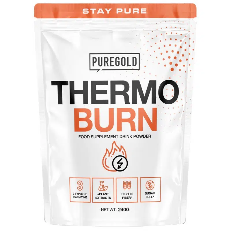 Pure Gold Thermo Burn Cherry ízű italpor - 240g 1 Pure Gold Thermo Burn Cherry ízű italpor - 240g