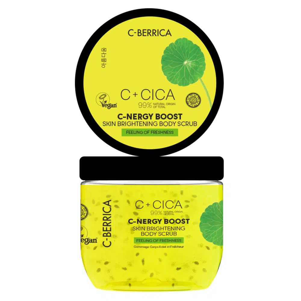 Natura Siberica C-Berrica C+CICA C-Nergy Boost Ragyogásfokozó testradír - 200ml 1 Natura Siberica C-Berrica C+CICA C-Nergy Boost Ragyogásfokozó testradír - 200ml