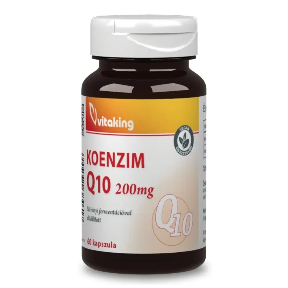 Vitaking Q10 200mg kapszula - 60db 1 Vitaking Q10 200mg lágyzselatin kapszula - 60db