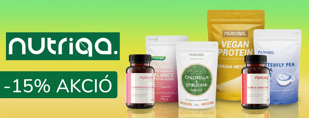 Nutriqa -15% kedvezménnyel