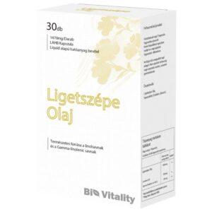 Bio Vitality Ligetszépe olaj lágyzselatin kapszula - 30db