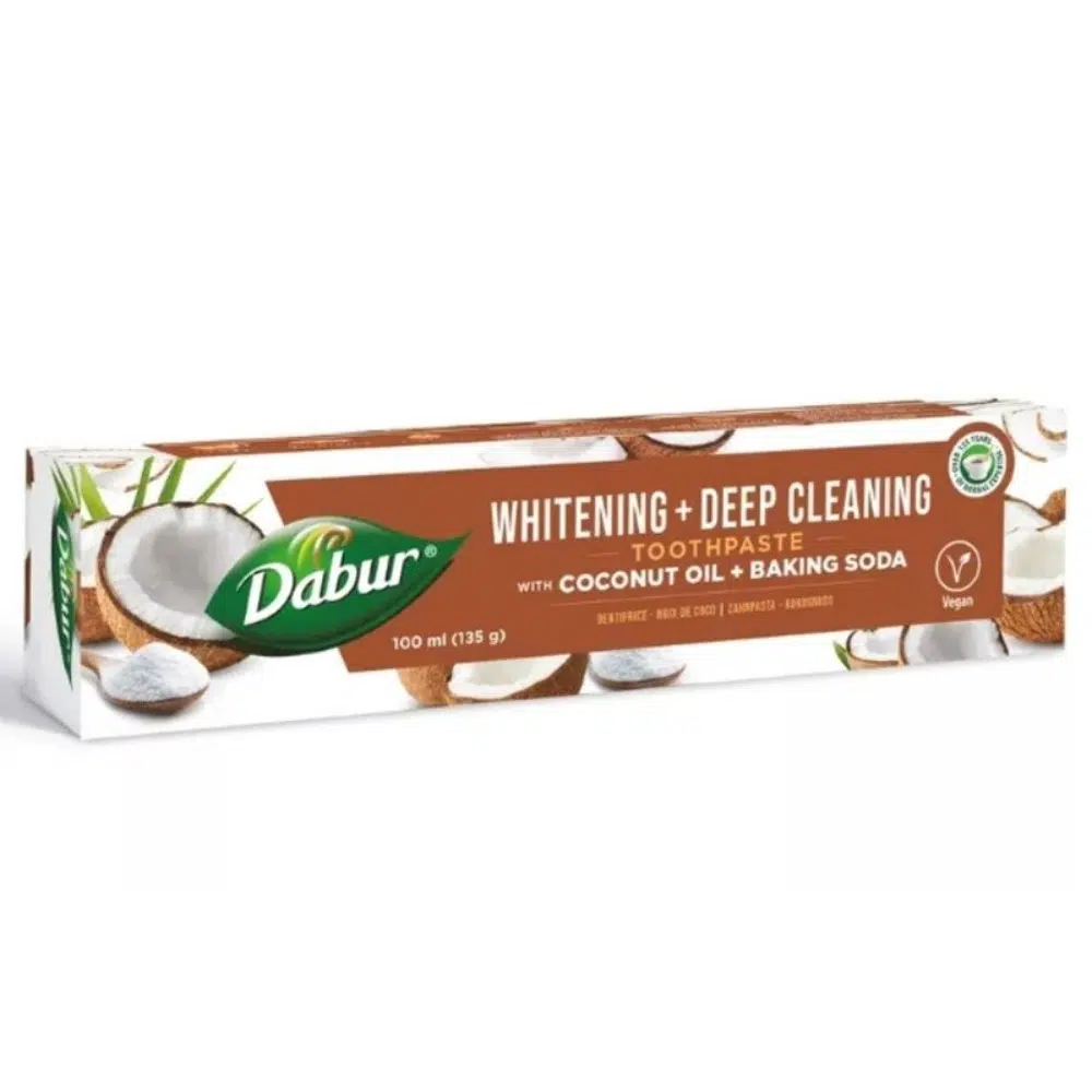 Dabur Whitening+Deep Cleaning Fluoridmentes fogkrém - 100ml 1 Dabur Whitening+Deep Cleaning Fluoridmentes fogkrém - 100ml