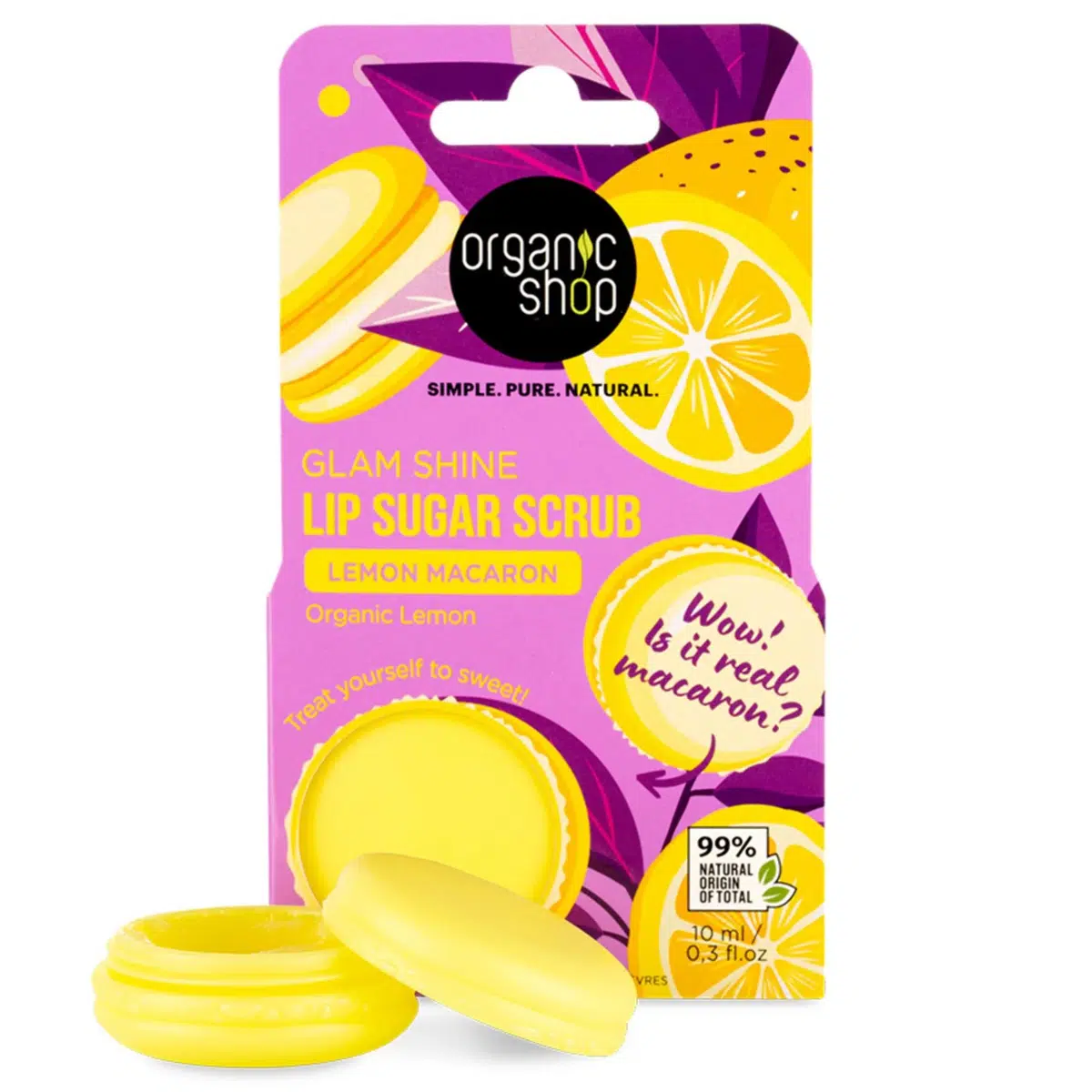 Organic Shop Citromos macaron cukros ajakradír bio citrommal - 10ml 1 Organic Shop Citromos macaron cukros ajakradír bio citrommal - 10ml