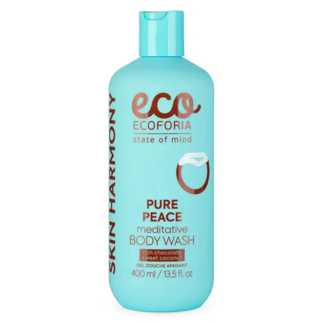 Ecoforia Pure Peace Meditative tusfürdő - 400ml 1 Ecoforia Pure Peace Meditative tusfürdő - 400ml