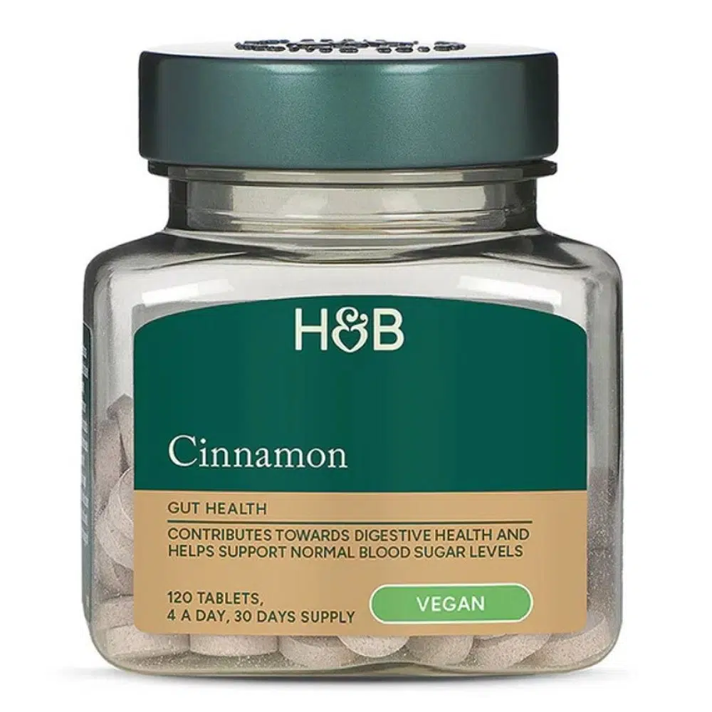 H&B Fahéj (Cinnamon) tabletta - 120db 1 H&B Fahéj (Cinnamon) tabletta - 120db