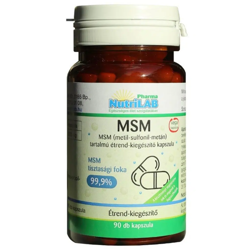 Nutrilab MSM kapszula - 90db 1 Nutrilab MSM kapszula - 90db