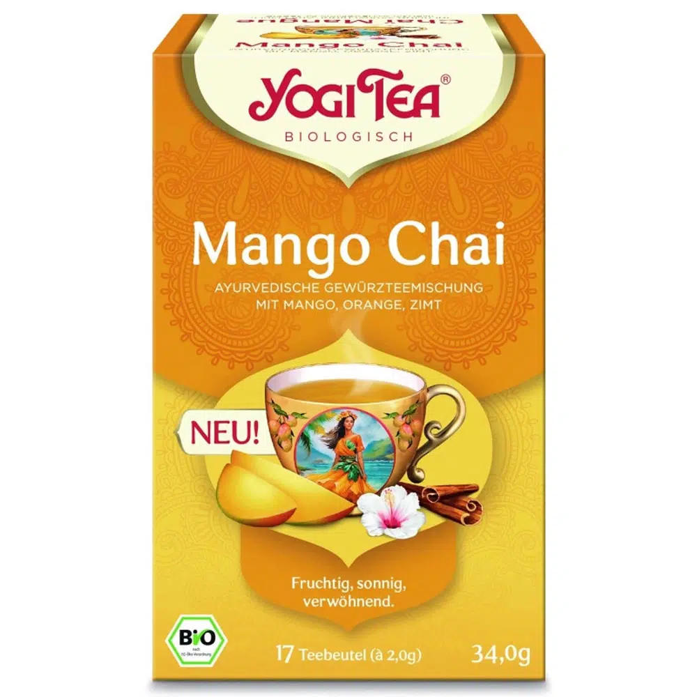 Yogi Bio Mango Chai tea - 17 filter/doboz 1 Yogi Bio Mango Chai tea - 17 filter/doboz