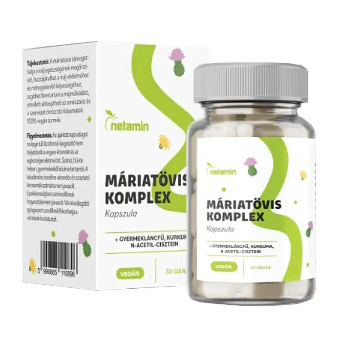 Netamin Máriatövis Komplex kapszula - 30db 1 Netamin Máriatövis Komplex kapszula - 30db