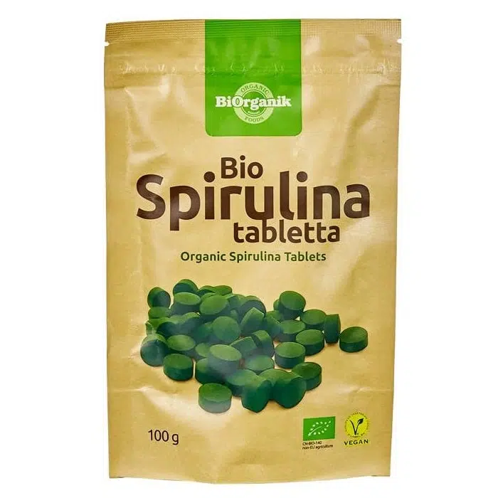 Biorganik bio spirulina tabletta - 100g 1 Biorganik bio spirulina tabletta 100g