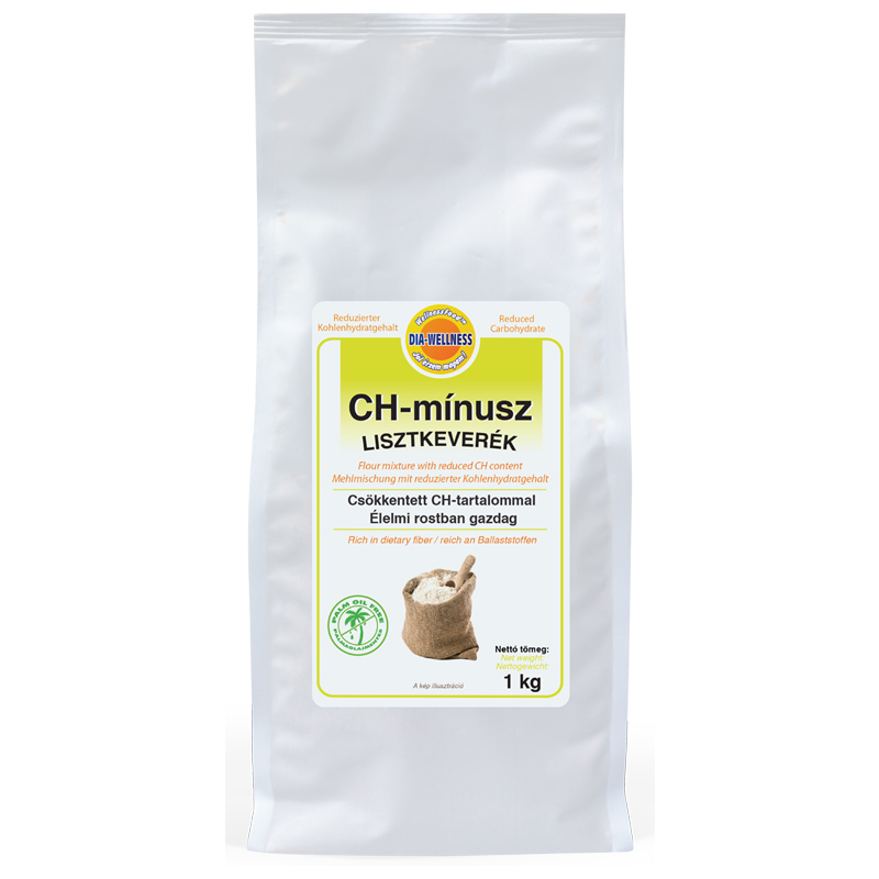 Dia-wellness lisztkeverék ch mínusz 1000g 1 Dia-wellness lisztkeverék ch mínusz 1000g