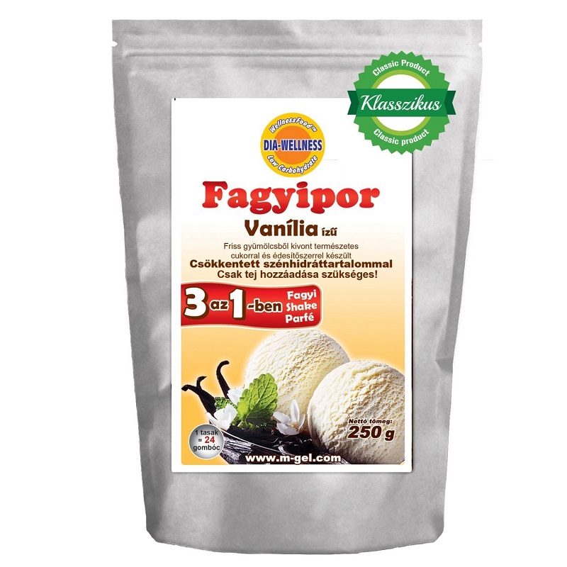 Dia-wellness fagylaltpor vanília 250g 1 Dia-wellness fagylaltpor vanília 250g