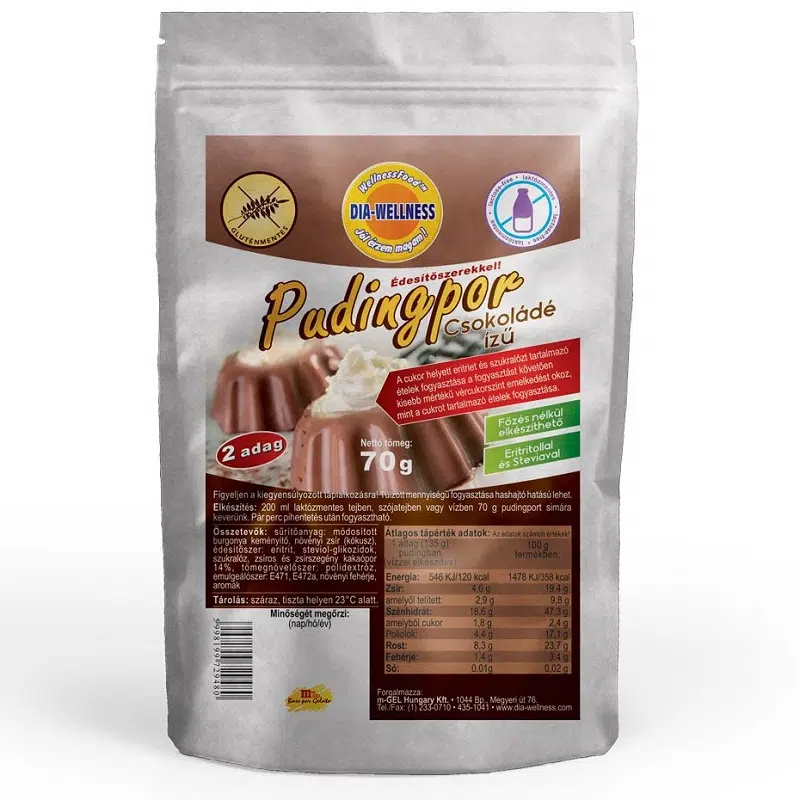 Dia-wellness hidegpuding csoki 70g 1 Dia-wellness hidegpuding csoki 70g