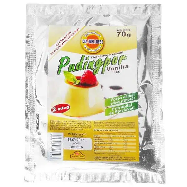 Dia-wellness hidegpuding vanília 70g 1 Dia-wellness hidegpuding vanília 70g