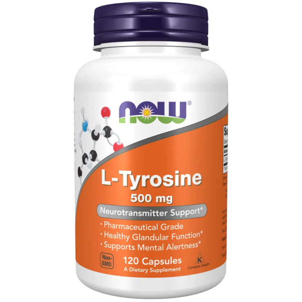 Now L-Tyrozin 500mg kapszula - 120db 1 Now L-Tyrozin 500mg kapszula - 120db