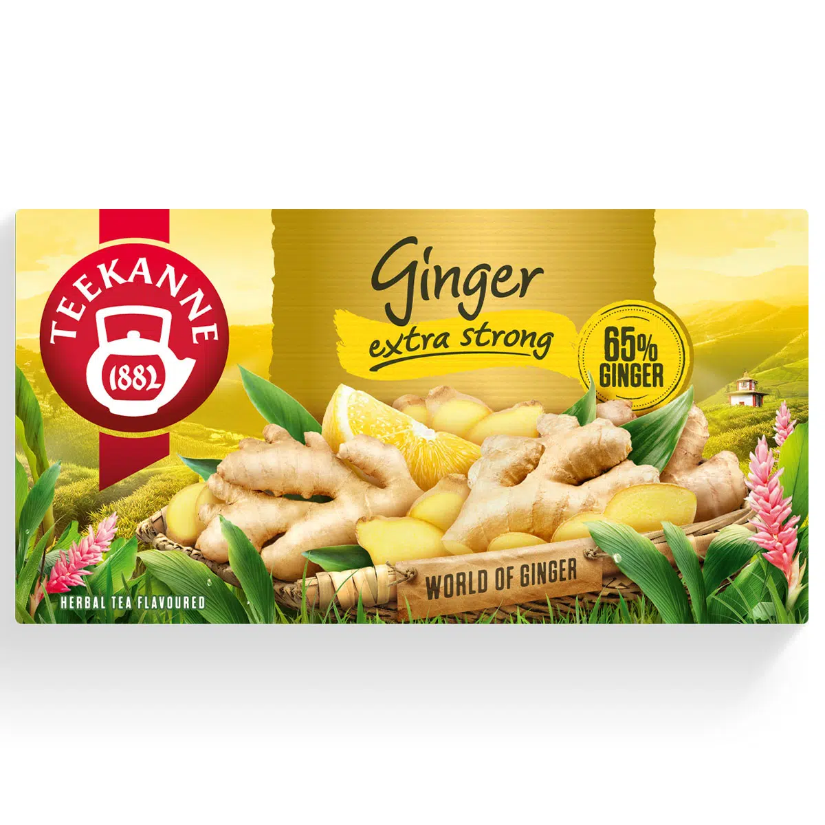 Teekanne Ginger Extra Strong citrom ízű gyömbér tea - 35g 1 Teekanne Ginger Extra Strong citrom ízű gyömbér tea - 35g