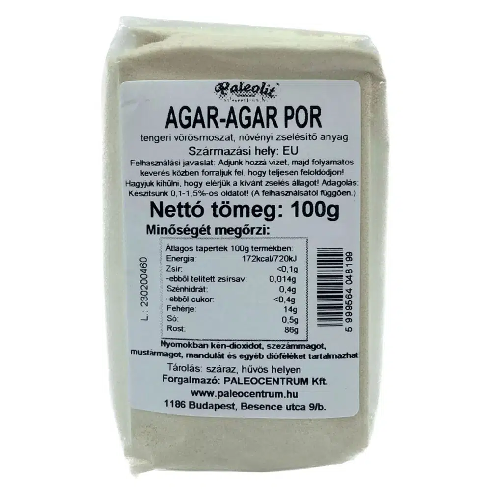 Paleolit Agar-Agar por - 100g 1 Paleolit Agar-Agar por - 100g
