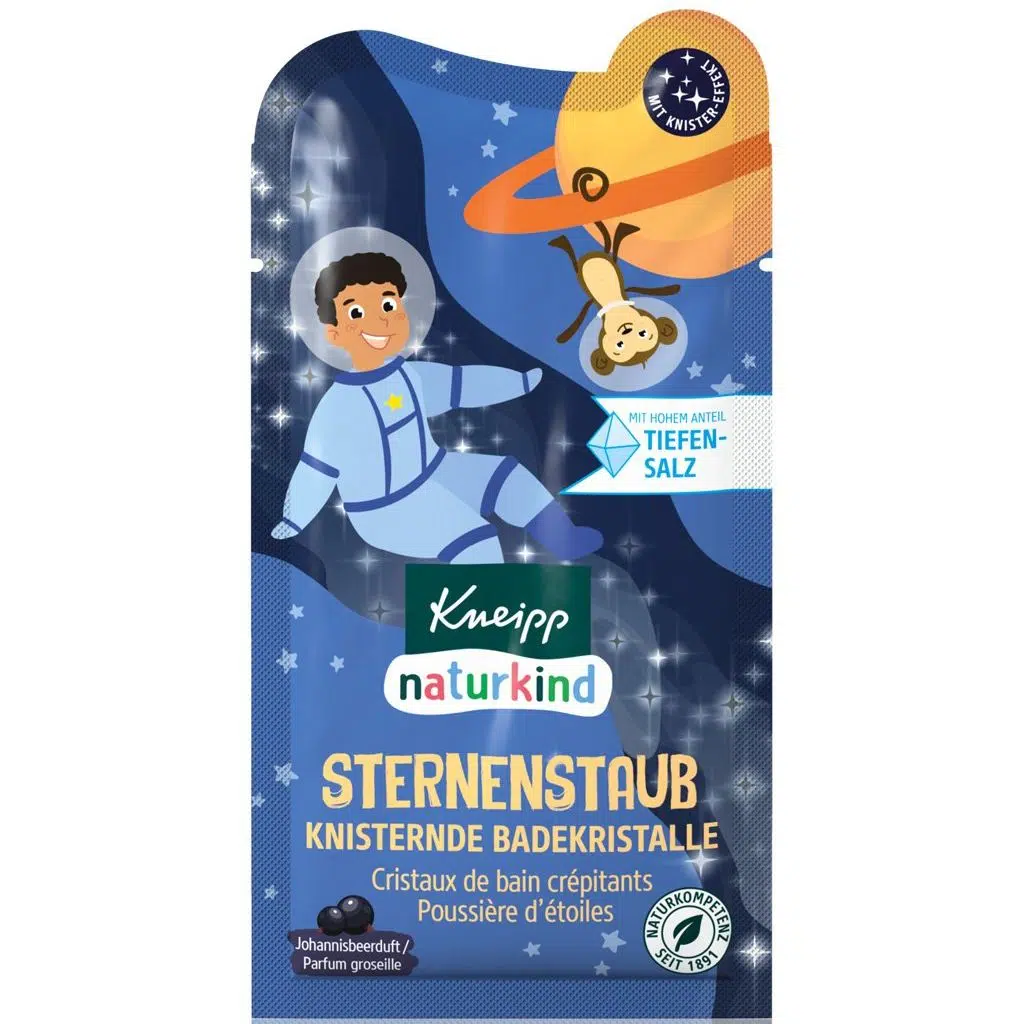 Kneipp Naturkind Pattogó Fürdőkristály - Csillagpor (Sternenstaub) 60g 1 Kneipp Naturkind Pattogó Fürdőkristály - Csillagpor (Sternenstaub) 60g