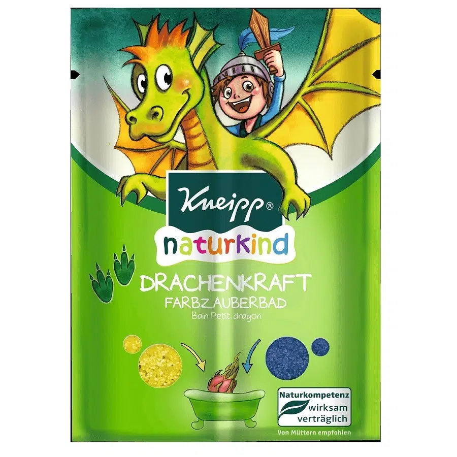 Kneipp Naturkind - színes fürdőkristály - Sárkányharcos (Drachenkraft) 2x20g 1 Kneipp Naturkind - színes fürdőkristály - Sárkányharcos (Drachenkraft) 2x20g