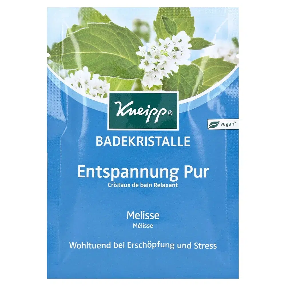 Kneipp fürdőkristály - Tökéletes kikapcsolódás citromfű (Entspannung pur) 60g 1 Kneipp fürdőkristály - Tökéletes kikapcsolódás citromfű (Entspannung pur) 60g
