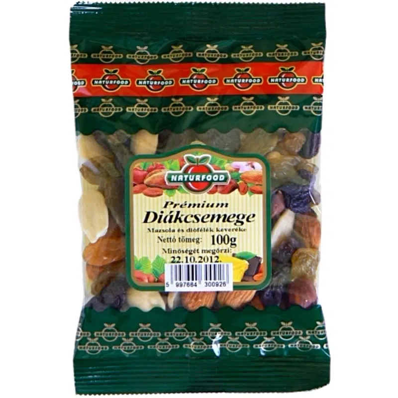 Naturfood diákcsemege prémium 100 g 1 Naturfood diákcsemege prémium 100 g