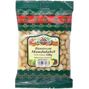 Naturfood blansírozott mandulabél 100 g