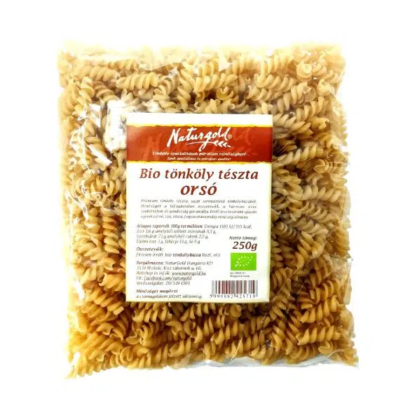 Naturgold bio tészta tönköly orsó 250 g 1 Naturgold bio tészta tönköly orsó 250 g