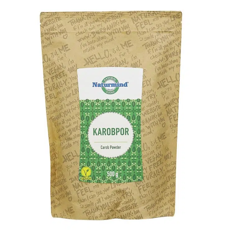 Naturmind karobpor 500 g 1 Naturmind karobpor 500 g