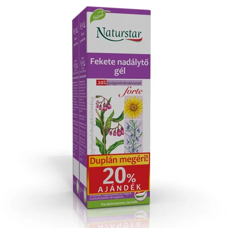 Naturstar fekete nadálytő gél forte 2x60 ml 1 Naturstar fekete nadálytő gél forte 2x60 ml