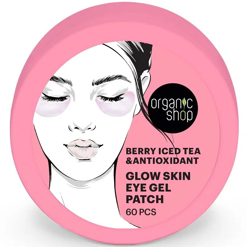 Organic Shop Ragyogást adó gél szemmaszk bogyós jegesteával és antioxidánssal 60db 1 Organic Shop Ragyogást adó gél szemmaszk bogyós jegesteával és antioxidánssal 60db