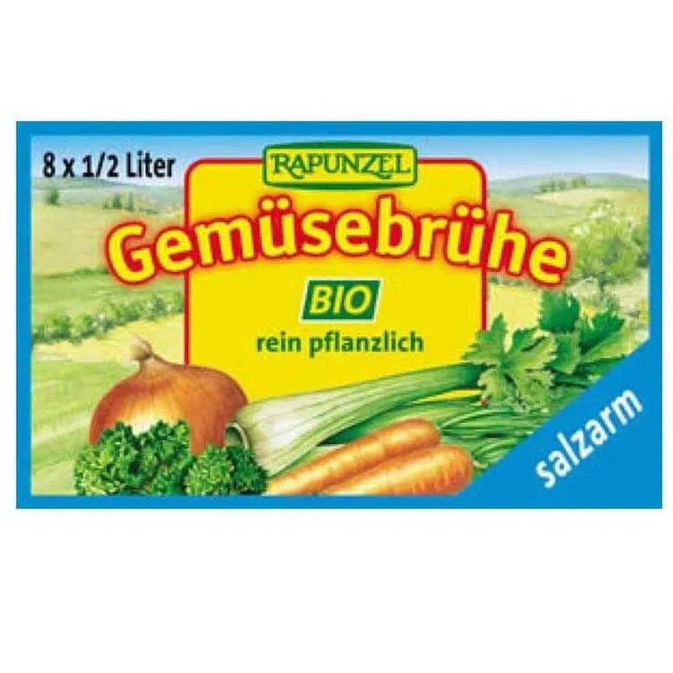 Rapunzel BIO Zöldségleveskocka sószegény 8db 1 Rapunzel BIO Zöldségleveskocka sószegény 8db