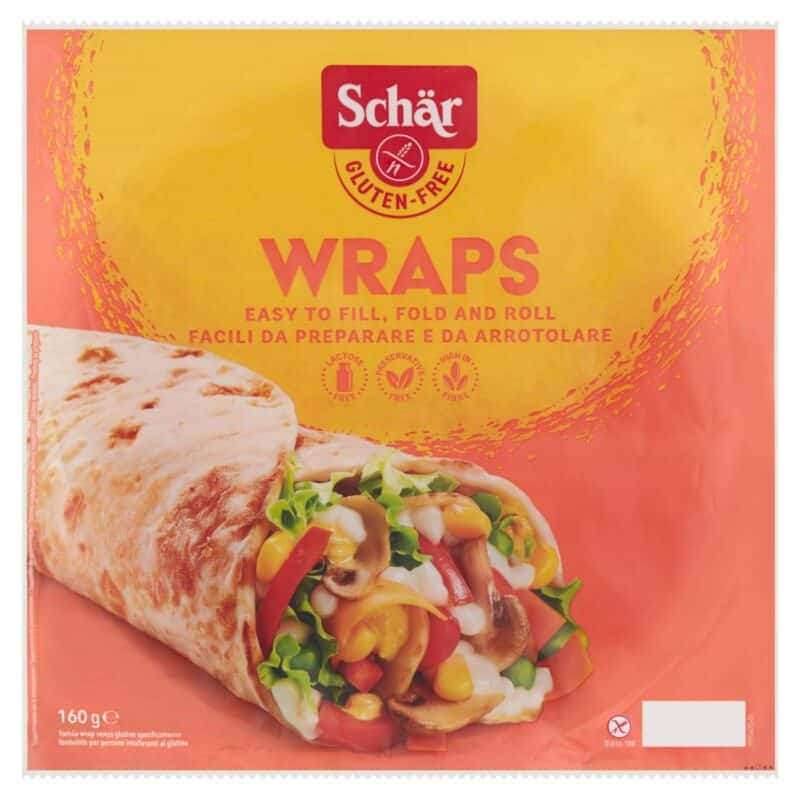 Schar gluténmentes wraps 160g 1 Schar gluténmentes wraps 160g