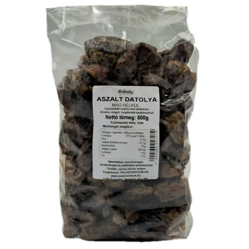 Paleolit Aszalt datolya mag nélkül - 500g 1 Paleolit Aszalt datolya mag nélkül - 500g
