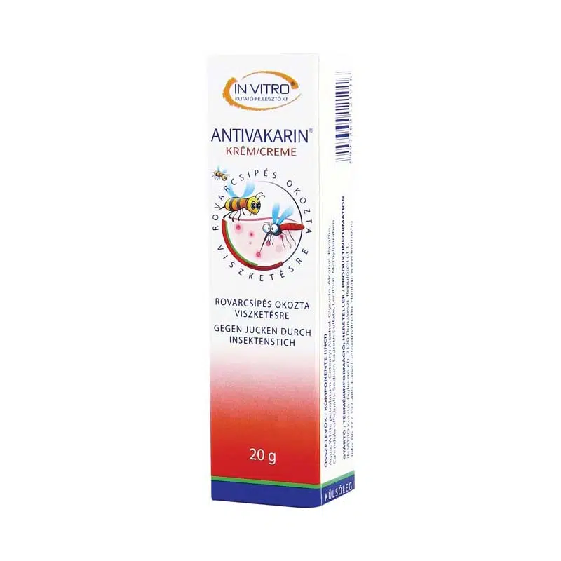 Antivakarin krém viszketés ellen 20 g (InVitro) 1 Antivakarin krém viszketés ellen 20 g (InVitro)