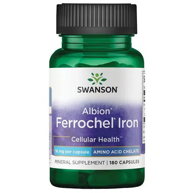Swanson Ferrochel - Vas-biszglicinát kapszula - 180db 1 Swanson Ferrochel - Vas-biszglicinát kapszula - 180db