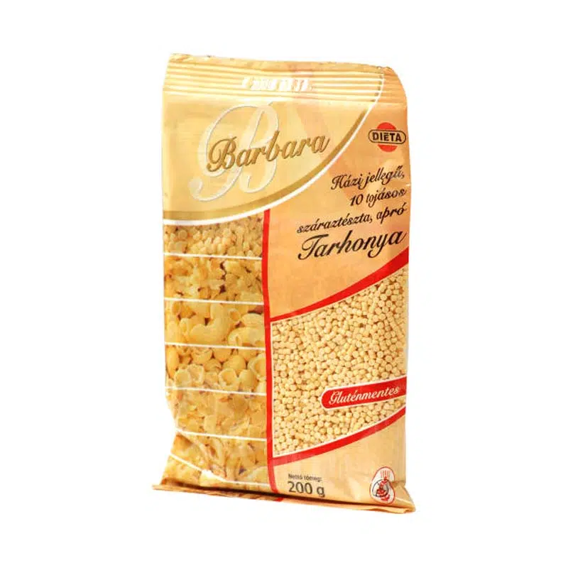 Barbara gluténmentes tészta tarhonya 200 g 1 Barbara gluténmentes tészta tarhonya 200 g
