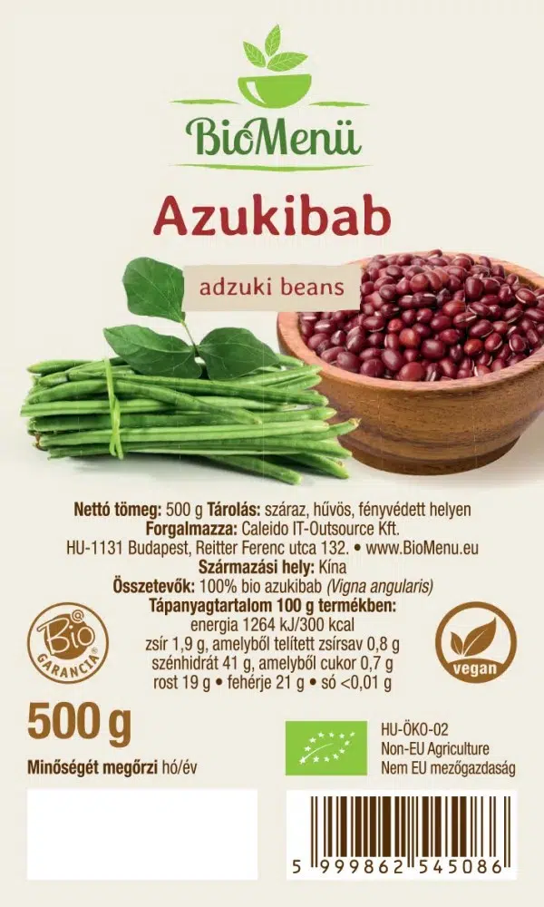 Biomenü bio AZUKIBAB 500g 2 Biomenü bio AZUKIBAB 500g - Image 2
