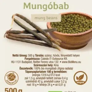 Biomenü bio MUNGÓBAB 500g 3 Biomenü bio MUNGÓBAB 500g - Image 2