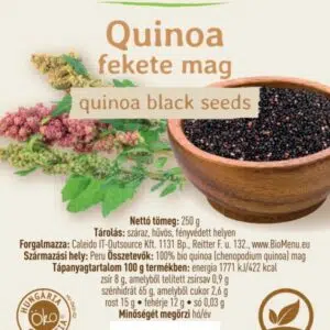 Biomenü bio Quinoa fekete mag 250g - Image 2