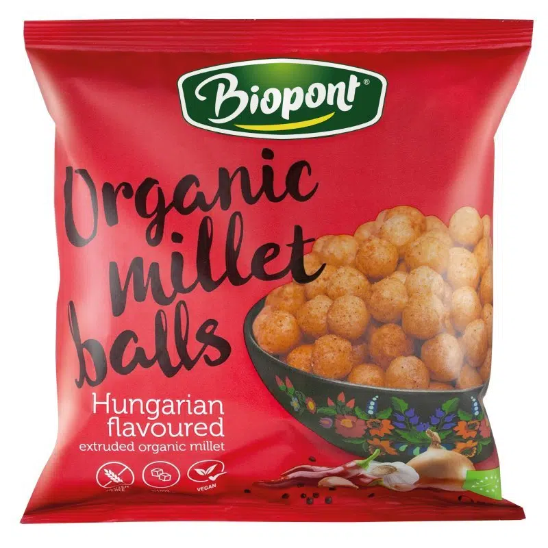 Biopont Extrudált kölesgolyó, magyaros ízesítésű 75g 1 Biopont Extrudált kölesgolyó