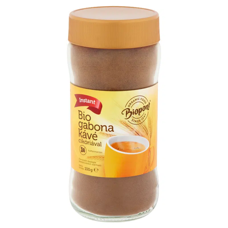 Biopont Gabonakávé-keverék, instant (üveges) 100g 1 Biopont Gabonakávé-keverék