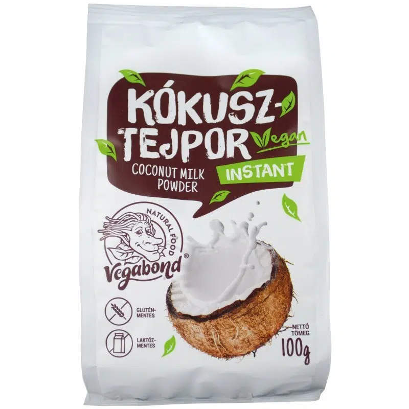 Biopont Vegabond Kókusztejpor, instant 100g 1 Biopont Vegabond Kókusztejpor