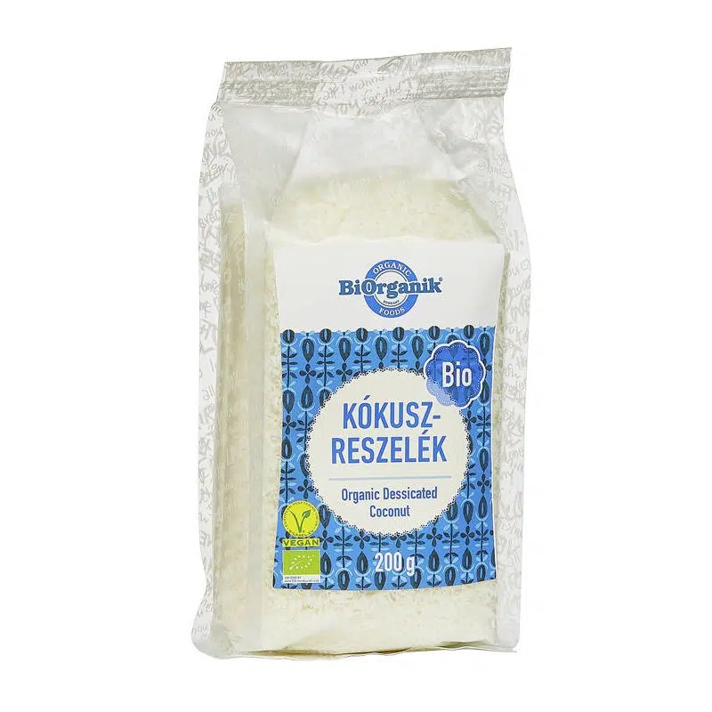 Biorganik bio kókuszreszelék 200 g 1 Biorganik bio kókuszreszelék 200 g