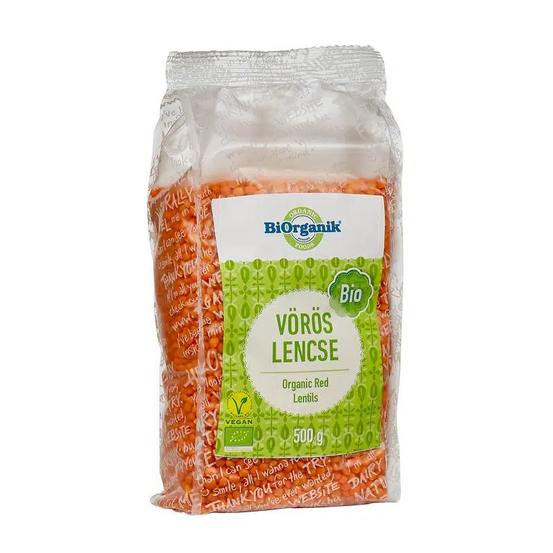 Biorganik bio vörös lencse 500 g 1 Biorganik bio vörös lencse 500 g